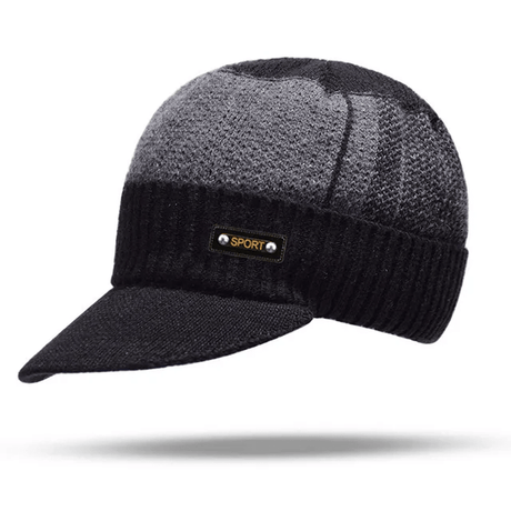 Winter gebreide muts