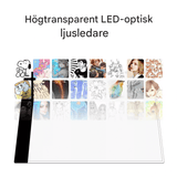 Schrijfbord met LED verlichting, Tekenbord, Kopieerbord