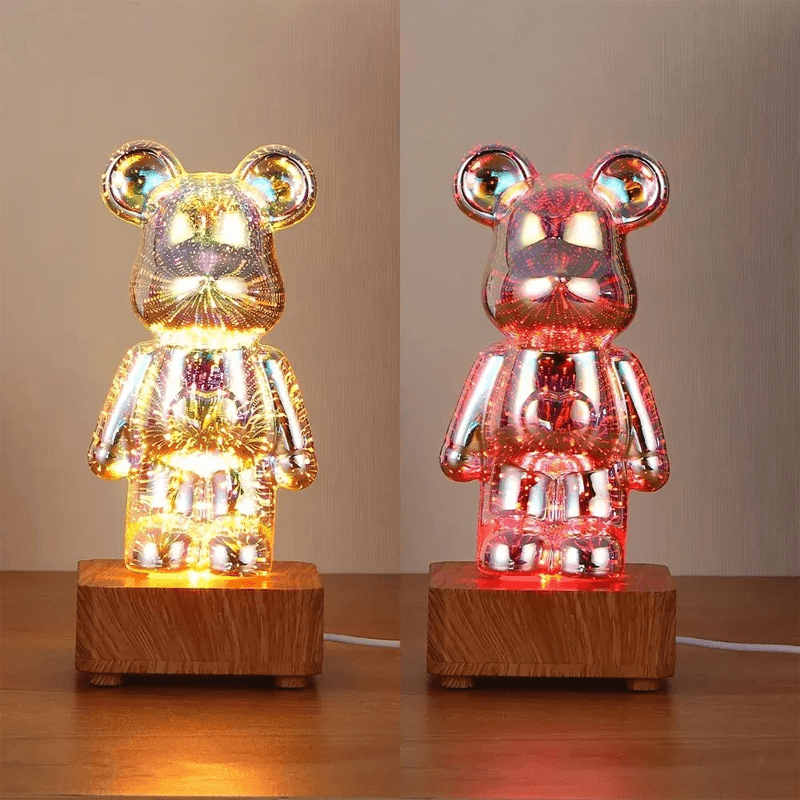 3D beer glas nacht licht vuurwerk