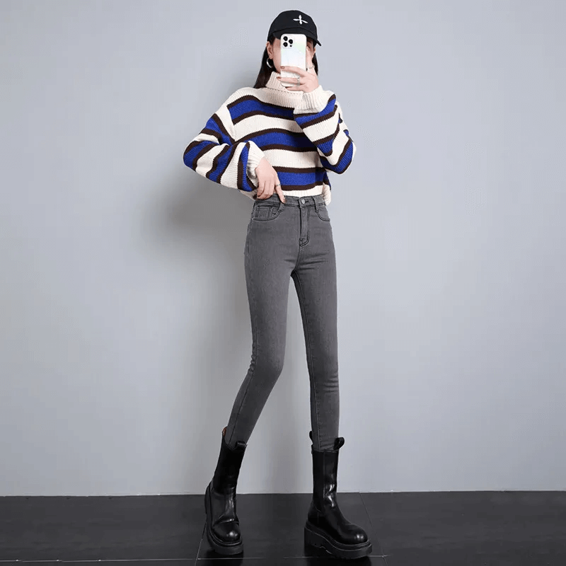 Warm gevoerde jeans