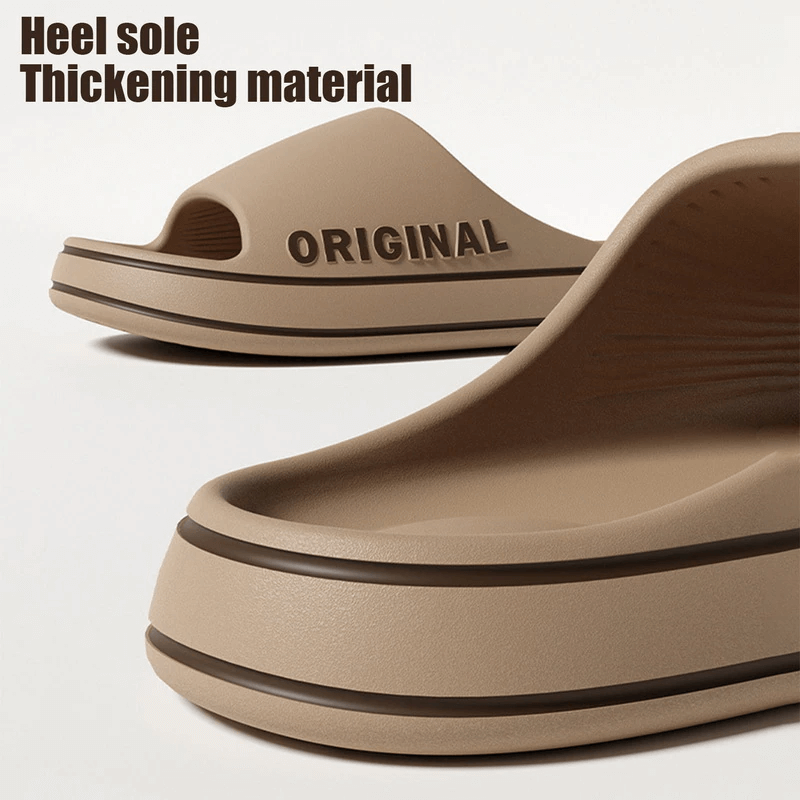 Comfortabele pantoffels met dikke zool