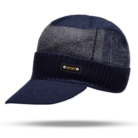 Winter gebreide muts