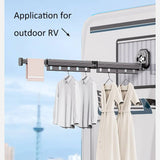 DryFold - Opvouwbaar droogrek voor wandmontage met zuignappen voor ruimtebesparing