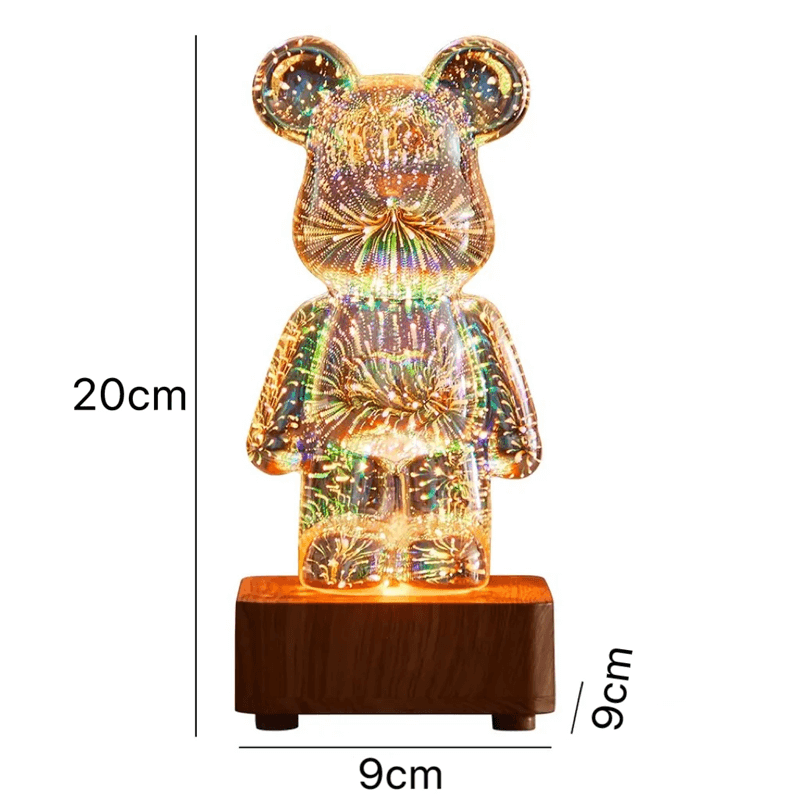 3D beer glas nacht licht vuurwerk