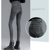Thermische winterbroek met hoge taille