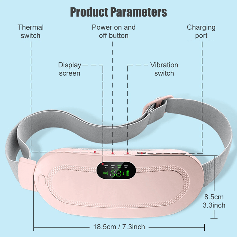Verwarmende band voor menstruatie
