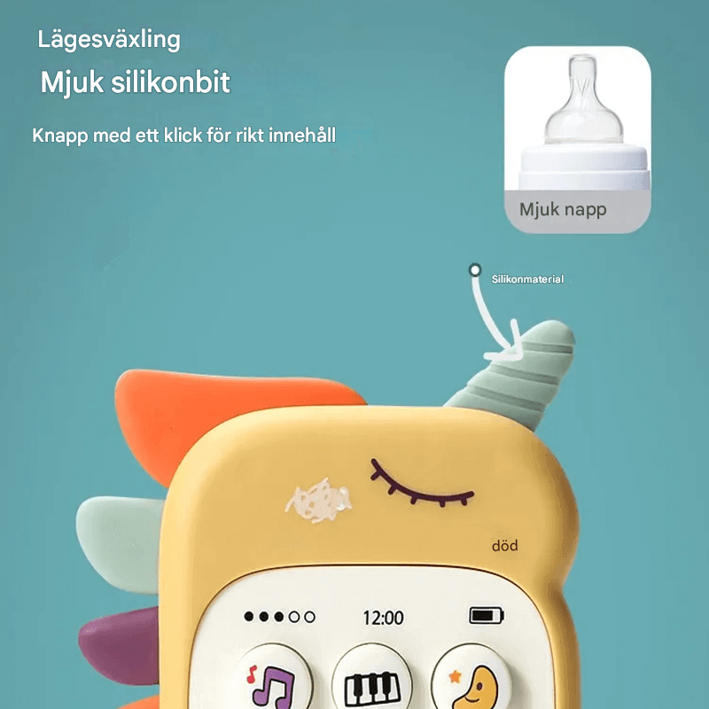 Gloeiende en knipperende babyfoon