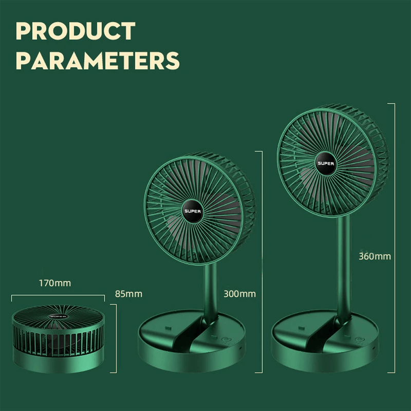 Inklapbare Telescopische Ventilator