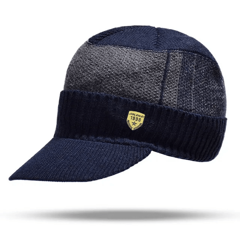 Winter gebreide muts