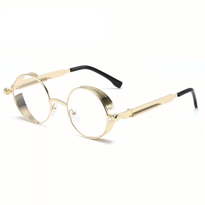 Metalen steampunk zonnebril