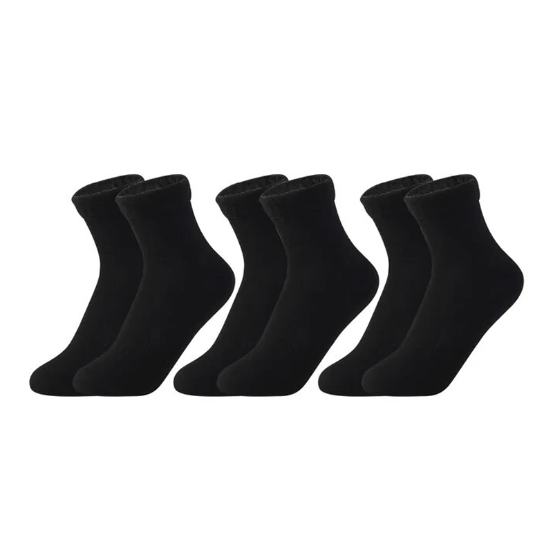 Zachte fluwelen wintersokken