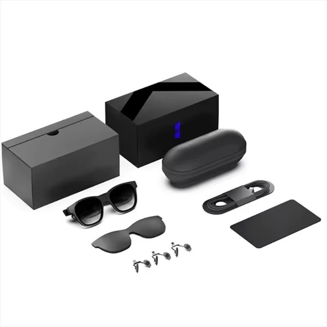 OptiView - Draagbare slimme AR-bril met 330 inch scherm 1080P HD 120Hz Lichtgewicht voor langdurig gebruik