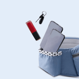 Ergonomische draagzak met opbergruimte