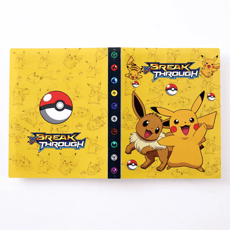 Poke Card Verzamelalbum - 240 Kaartvakken, Perfect voor Verzamelaars
