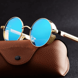 Metalen steampunk zonnebril