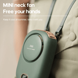 Draagbare, hangende minihalsventilator 2000mAh