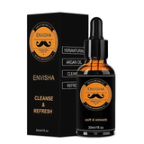 BeardMaster – 6-i-1 Skäggvårdskit för Män med Olja, Balm, Kam, Borste & Sax