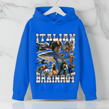 GiggleWear – Hoodie med Italienska Mindrot-karaktärer för Barn & Vuxna