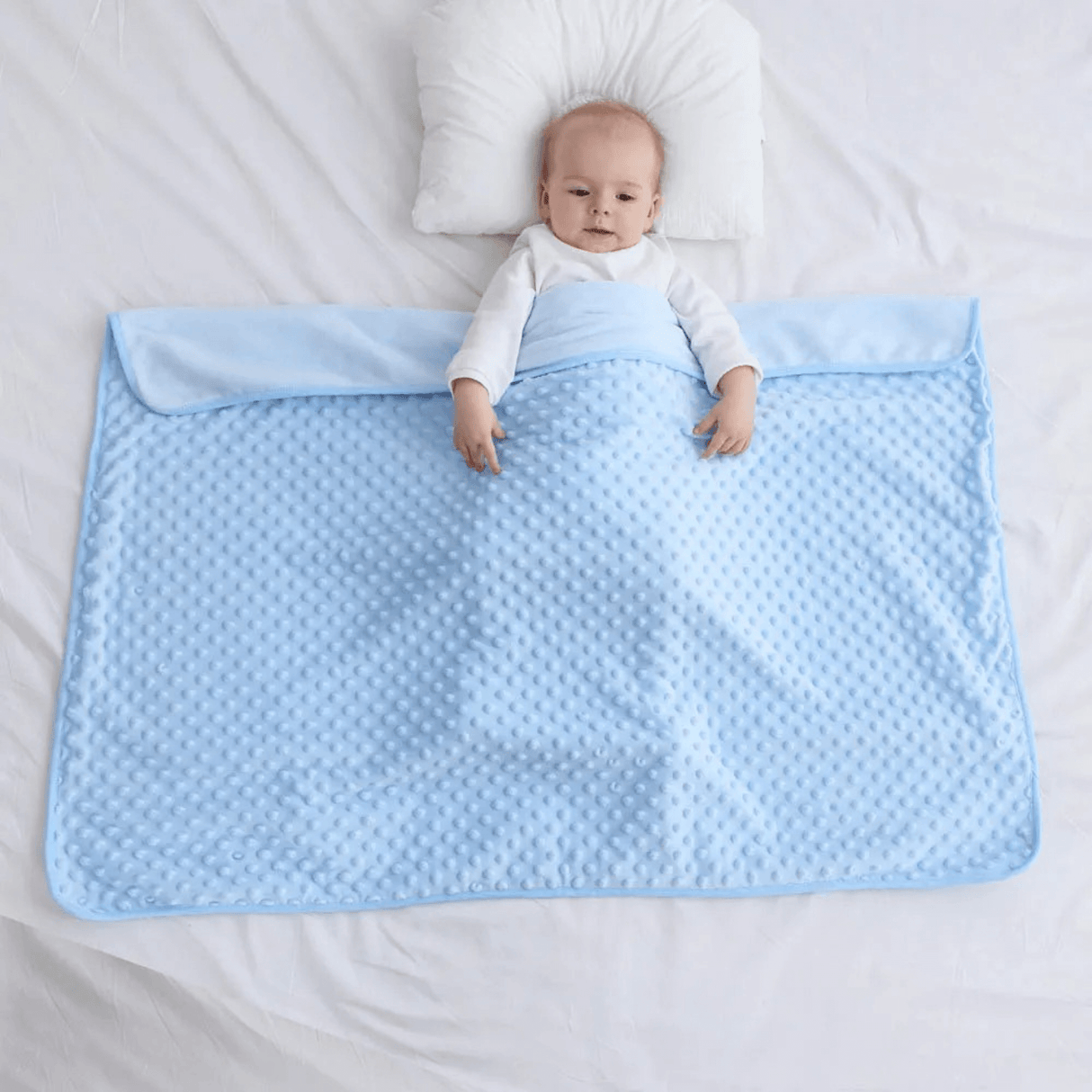 HushBlanket – Mjuk och Varm Babyfilt i Fleece med Termisk Effekt för Nyfödda och Småbarn