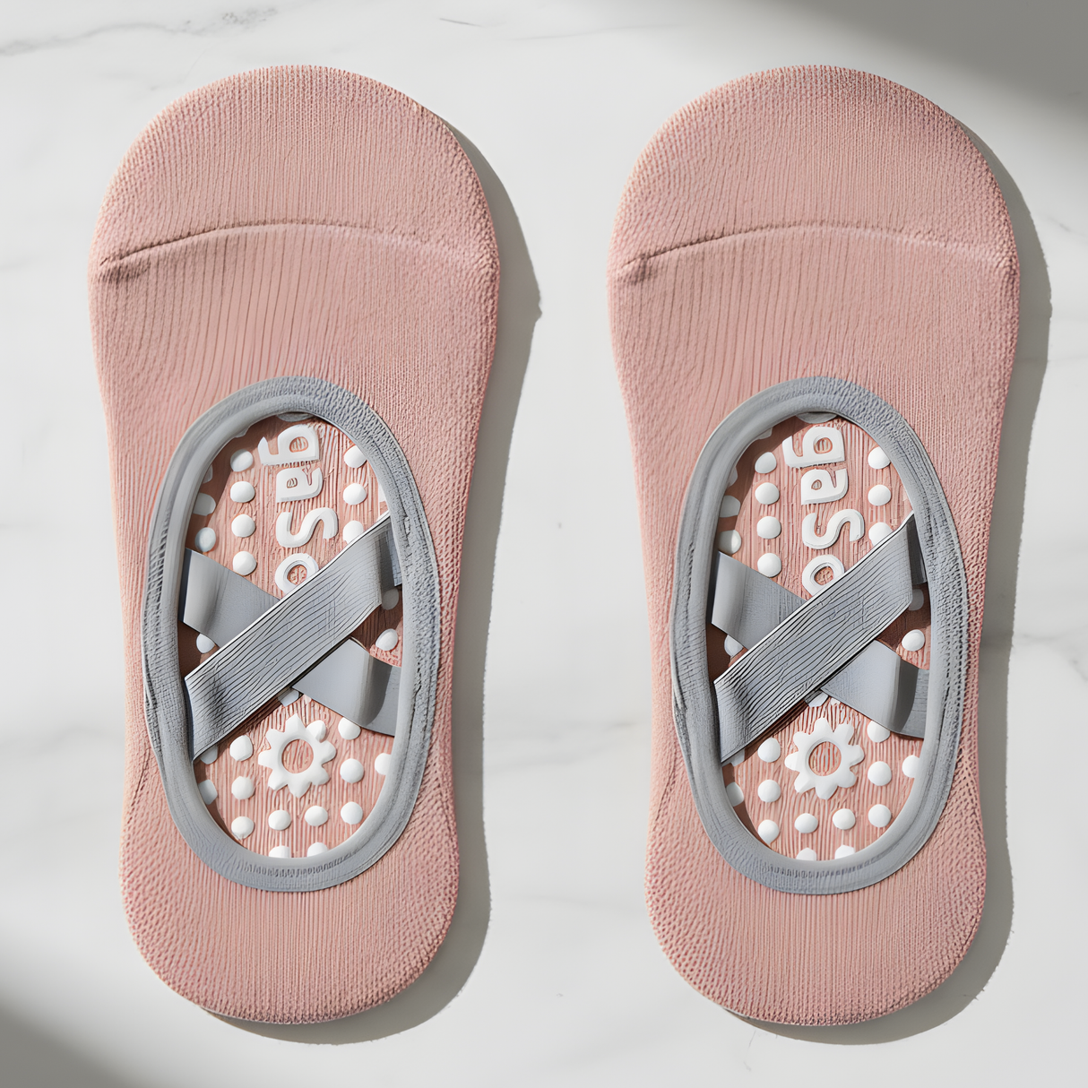 GripFlow – Halkfria Yoga- och Pilatesstrumpor med Ventilerande Komfort & Stabilt Grepp