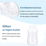 LactiMate – Manual Bröstpump i BPA-fri Silikon med Ergonomiskt Handtag & Tyst Drift