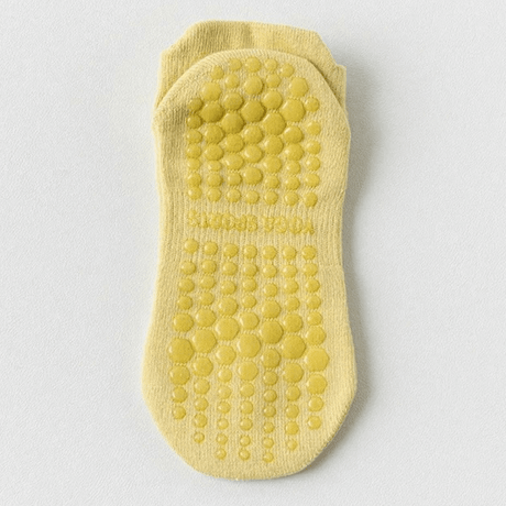 EaseMotion – Andningsbara Halkfria Yogastrumpor med Mjukt Grepp & Ventilerande Komfort