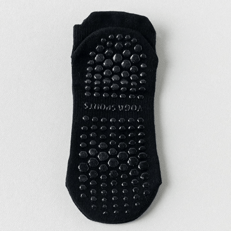 EaseMotion – Andningsbara Halkfria Yogastrumpor med Mjukt Grepp & Ventilerande Komfort