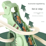 DinoQuest – Elektrisk Dinosaurierutschkana med Automatisk Klättertrappa, Ljus & Musik för Barn