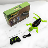 CrawlBot – Fjärrstyrd Väggklättrande Gecko & Kackerlacka Leksak med LED-ljus & Uppladdningsbart Batteri för Barn