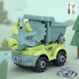 Dinosaurus voertuig bouwset