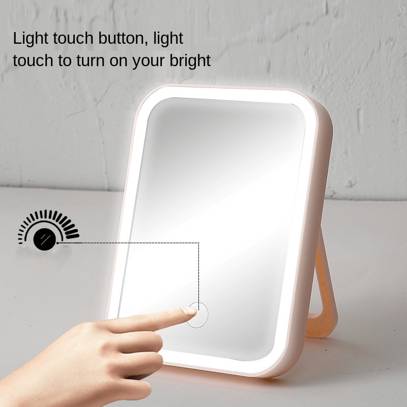 Draagbare LED make-up spiegel
