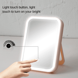 Draagbare LED make-up spiegel