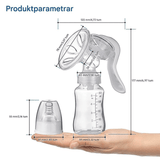 LactiMate – Manual Bröstpump i BPA-fri Silikon med Ergonomiskt Handtag & Tyst Drift