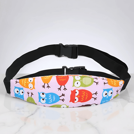 SafeNap – Barns Bilsele & Sovstöd med Huvudfixeringsband för Resa och Vila