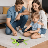 CrawlBot – Fjärrstyrd Väggklättrande Gecko & Kackerlacka Leksak med LED-ljus & Uppladdningsbart Batteri för Barn