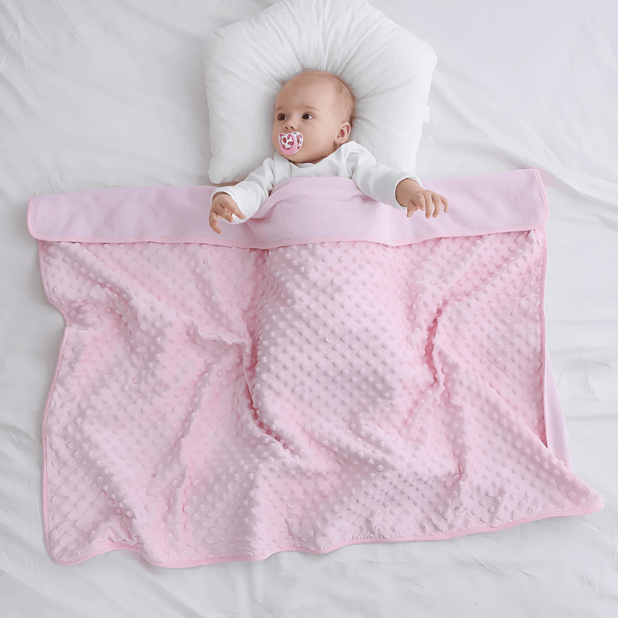 HushBlanket – Mjuk och Varm Babyfilt i Fleece med Termisk Effekt för Nyfödda och Småbarn