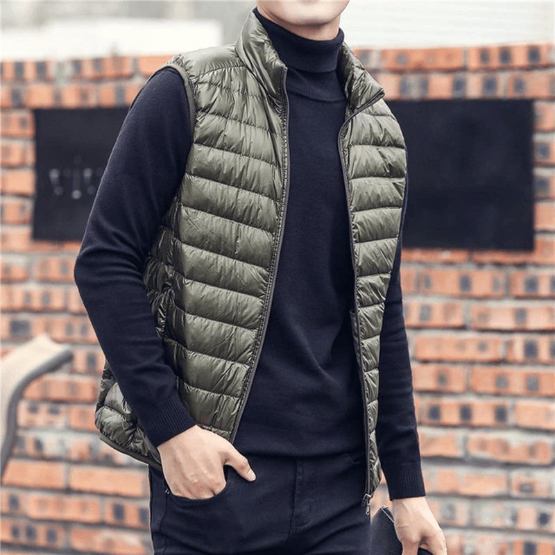 Licht gevoerd vest Unisex