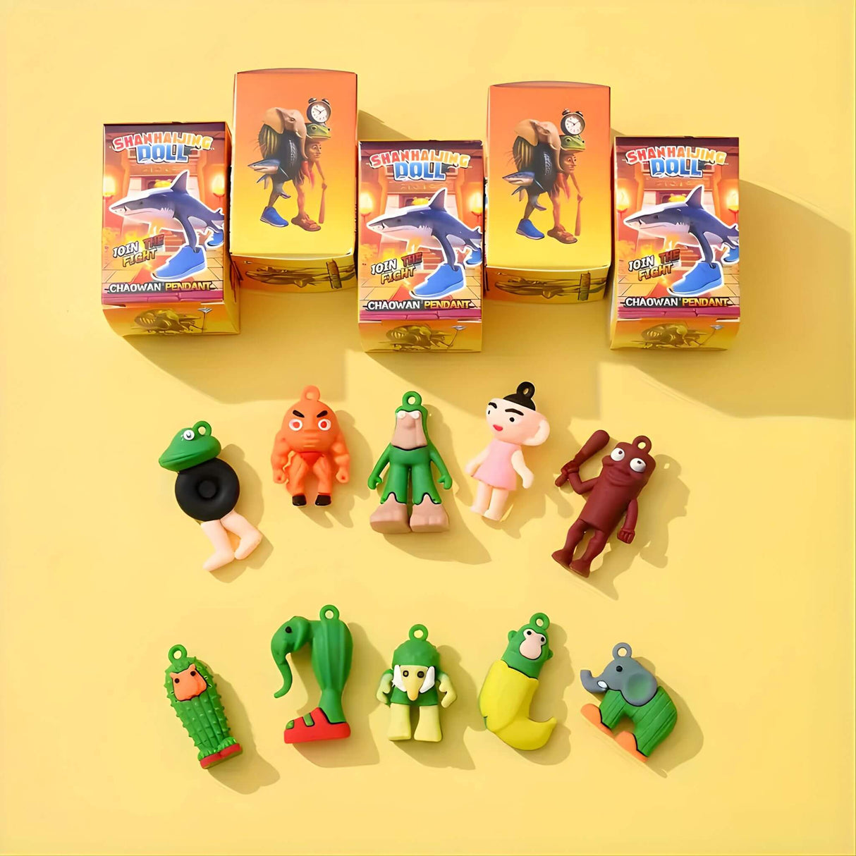 RotBox – 24 st Italienska Mindrot-karaktärer Nyckelringar & Samlarfigurer i Mystery Box