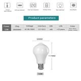 Slimme LED-lamp met bewegingssensor Gloeilamp