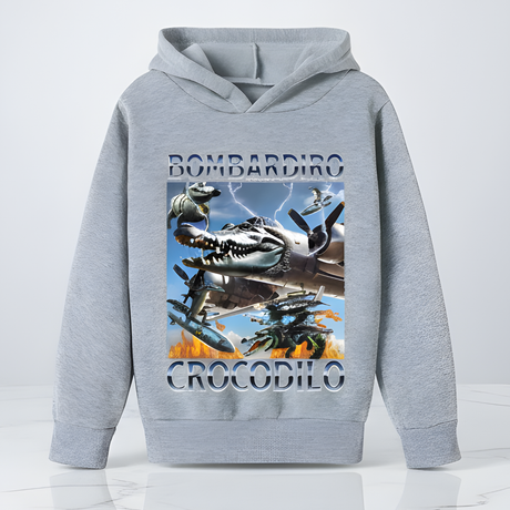 GiggleWear – Hoodie med Italienska Mindrot-karaktärer för Barn & Vuxna