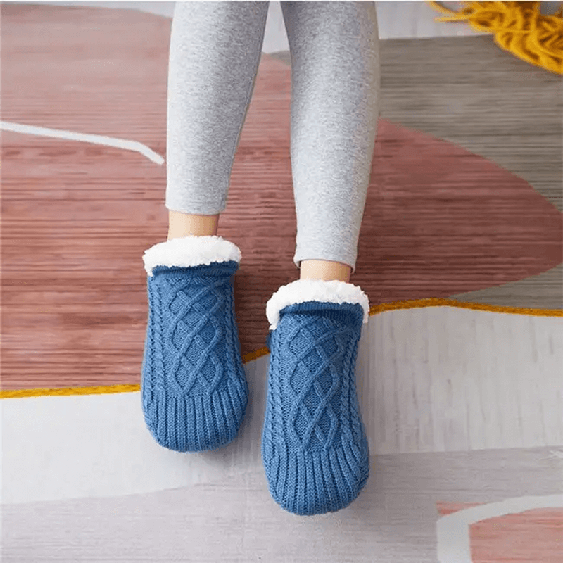 Traagschuim pantoffels voor de winter