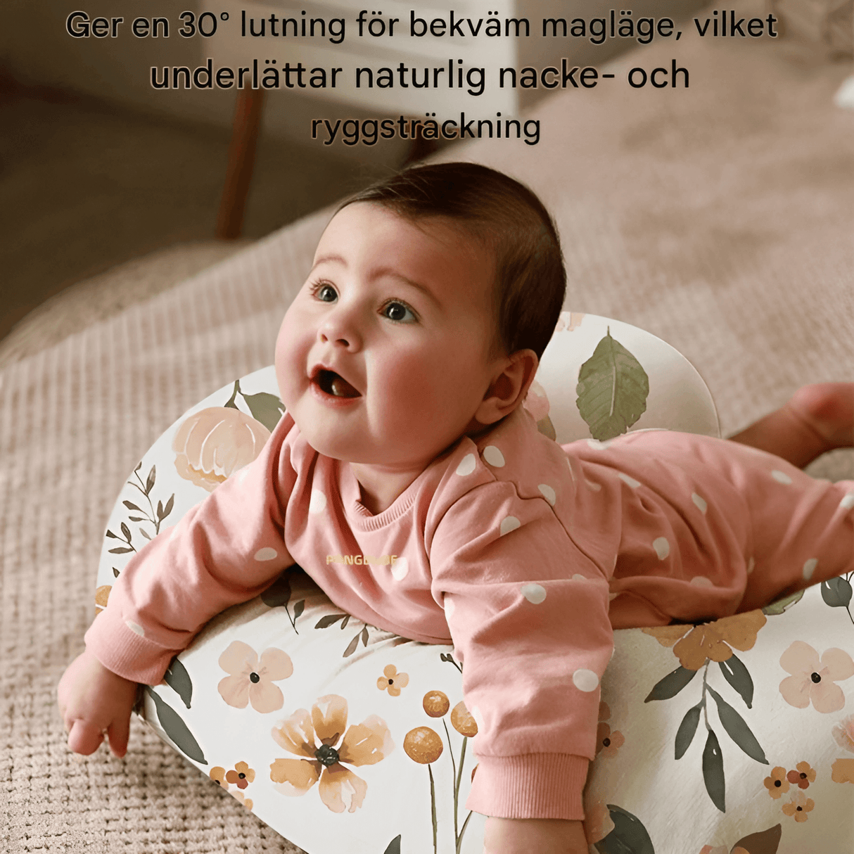SoftCradle – Vetenskapligt Designad Multifunktionell Ammningskudde med 30° Lutning & Ergonomiskt Stöd för Barn och Mamman