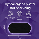 SilentSeal – Hudvänlig Muntejp mot Snarkning & För Nästandning under Sömn och Vila