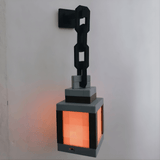 SoulLantern – Pixelinspirerad Vägglampa med 16 Färger, Fjärrkontroll & USB-laddning för Sovrum och Dekorativ Atmosfär