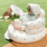 BabyNest – Uppblåsbar Babyfåtölj i PVC för Matning, Bad & Lek