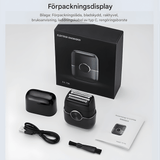 TrimPro – Portabel Elektrisk Rakapparat med 4-Bladssystem & Tvättbar Design för Kropp och Ansikte