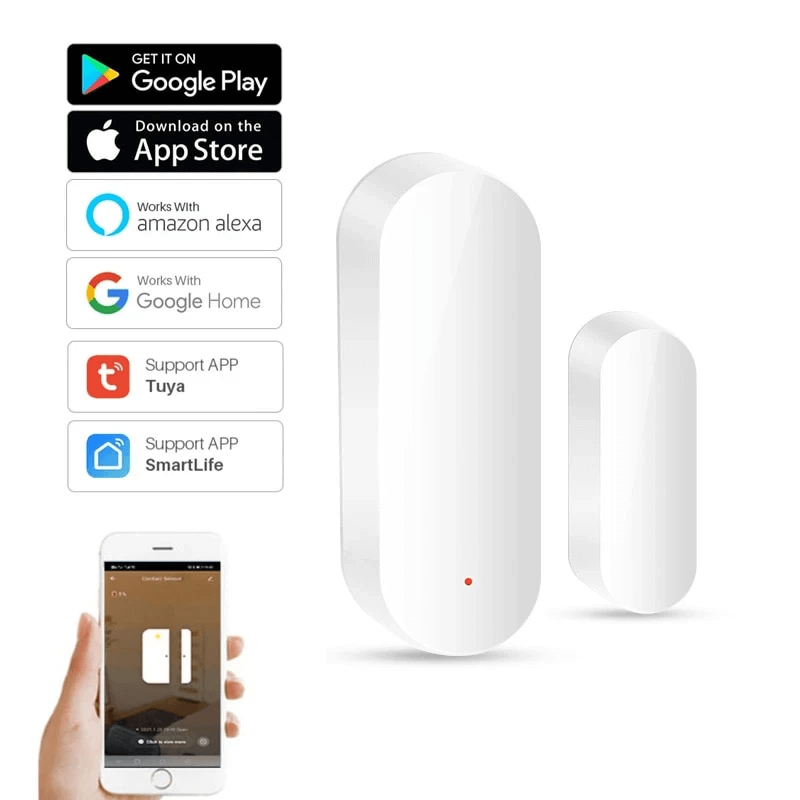 Slimme deursensor met WiFi en Bluetooth