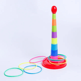 Regenboogring speelgoed gooien
