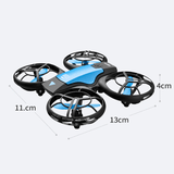 Mini RC Drone - 480P Camera WiFi FPV, Hoogte Vasthouden en Opvouwbaar Ontwerp