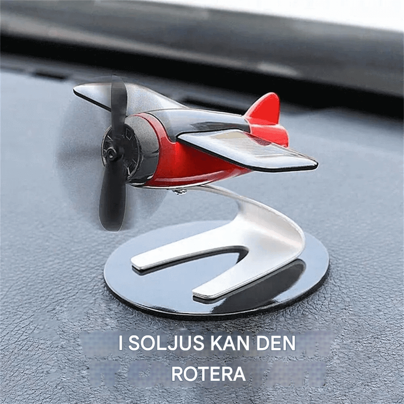 Mini luchtverfrisser op zonne-energie voor auto en huis - Decoratief in vliegtuigontwerp, luchtzuiverend en energiezuinig